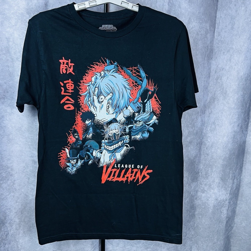 My Hero Academia League of Villains Black TShirt Size Small Funimation Animation